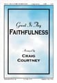 Great Is Thy Faithfulness SATB choral sheet music cover